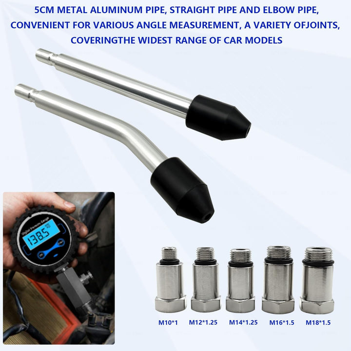ZKTOOL Kfz-Kompressionstester, Digitales Kompressionsmessgerät 250 PSI, Motorzylinder-Kompressionste