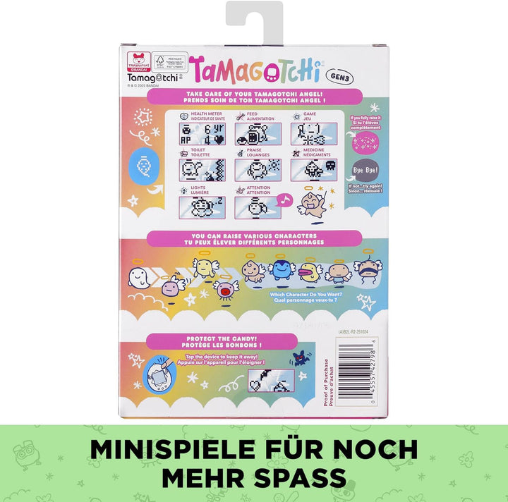 BANDAI 46170 - Tamagotchi Angel Virtuelles Haustier, Mehrfarbig, 46170, elektronisches Spielzeug für