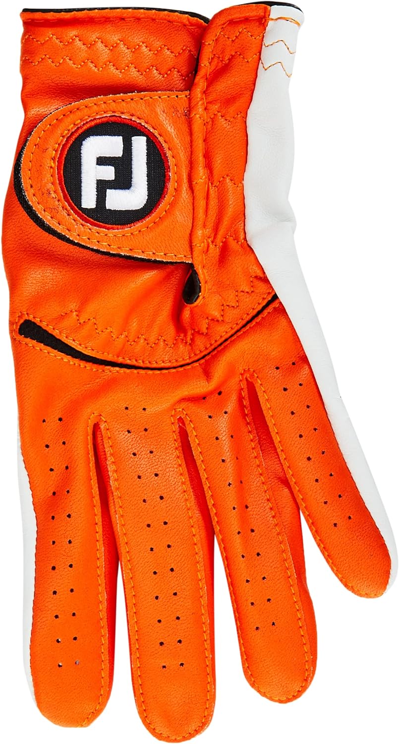 Footjoy FJ Spectrum Golfhandschuhe Orange M-L für rechtshänder, Orange M-L für rechtshänder