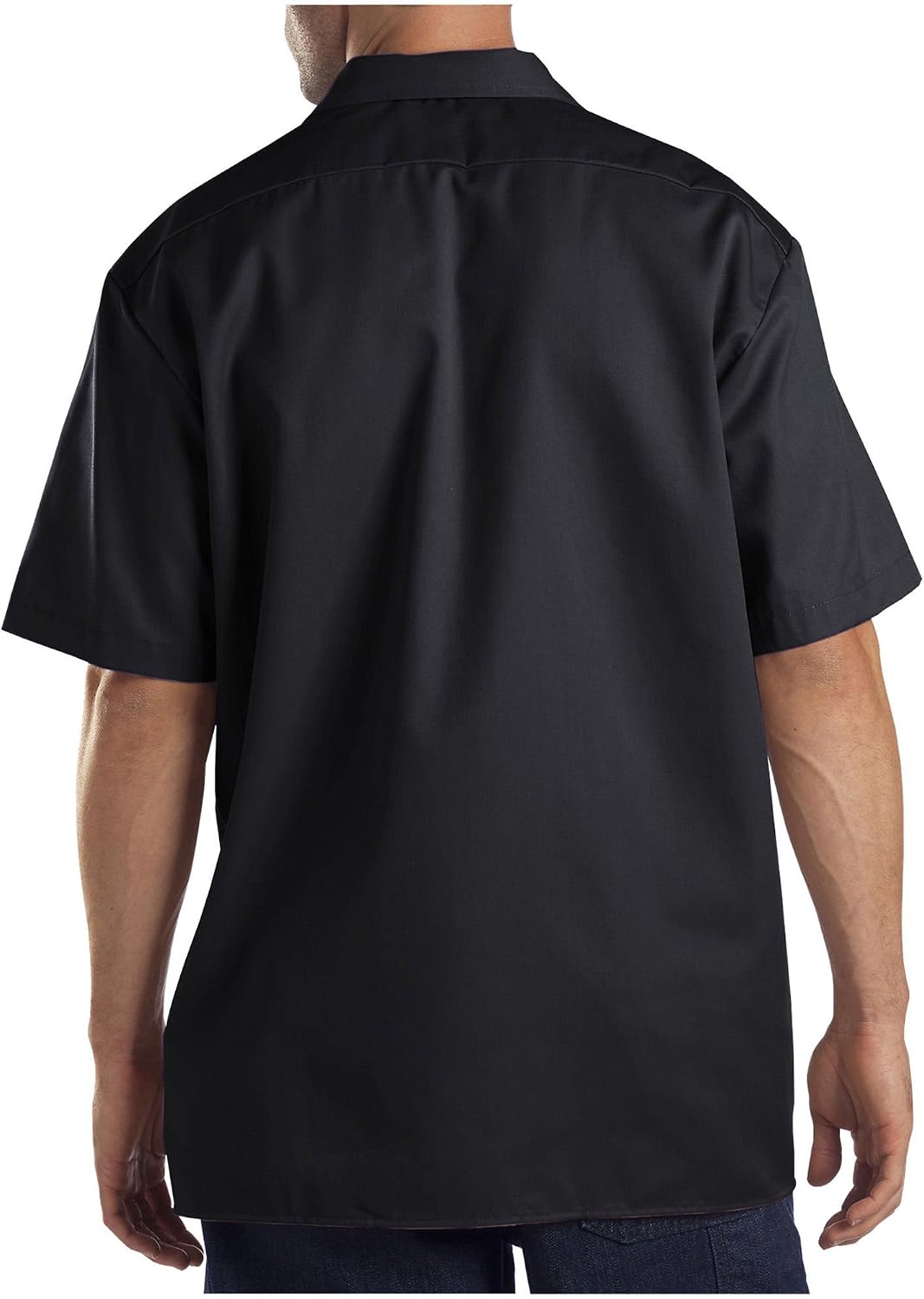 Dickies Men's Short-Sleeve Flex Twill Work Shirt Big 3XL Dunkles Marineblau, XL Dark Navy V1