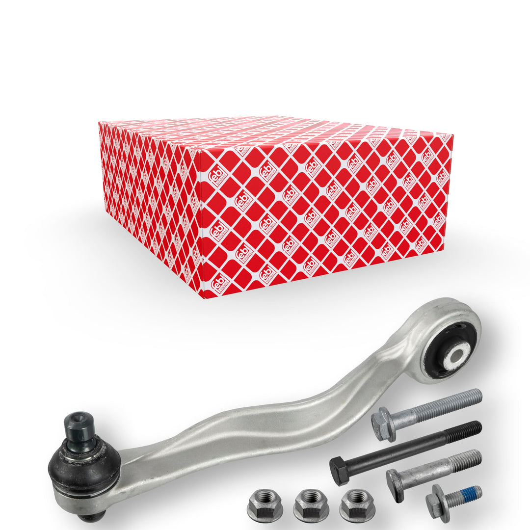 febi bilstein 33368 Querlenker mit Anbaumaterial, Lager und Gelenk , 1 Stück Vorderachse rechts, Vor