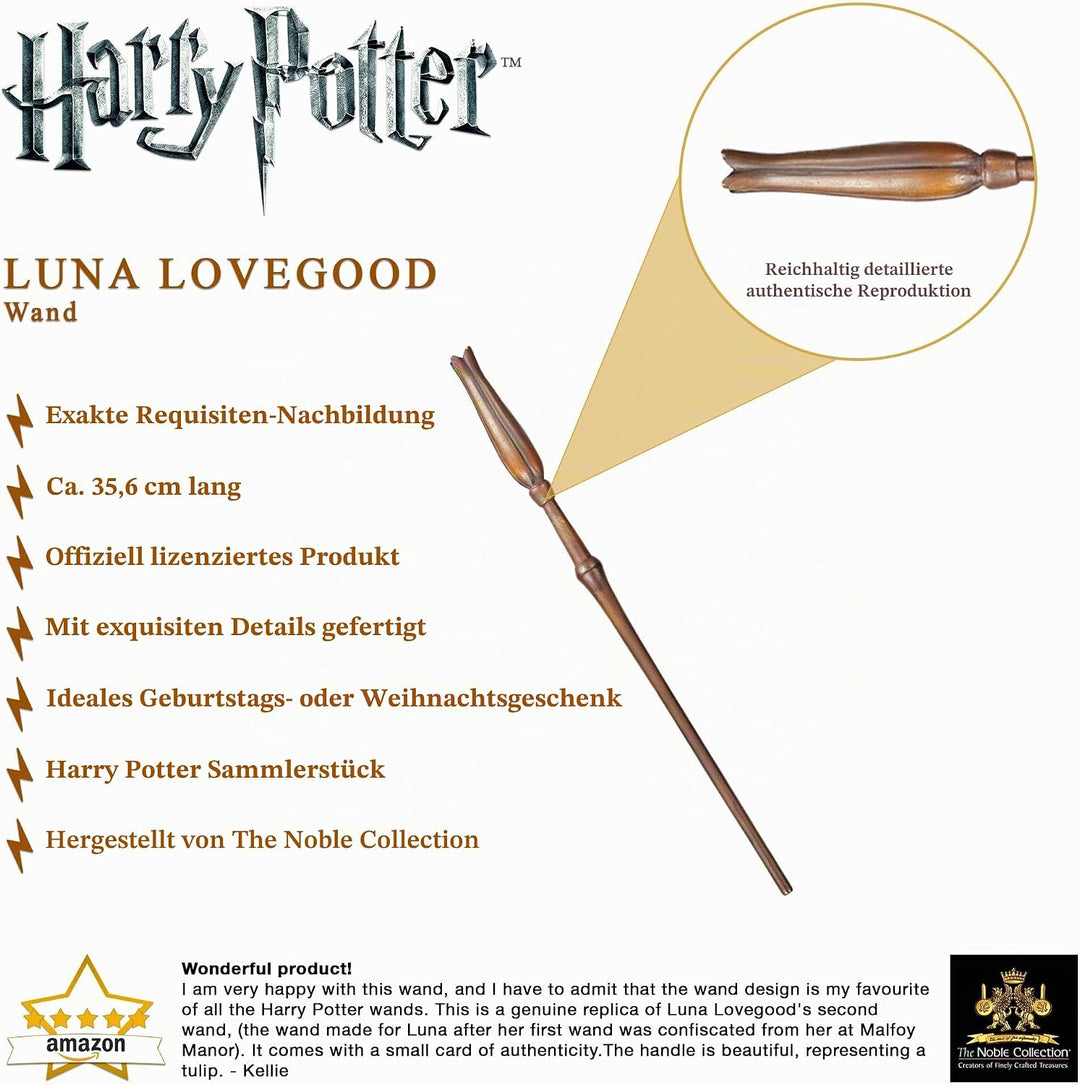 The Noble Collection Die edle Sammlung Luna Lovegood Wand (Fensterbox)