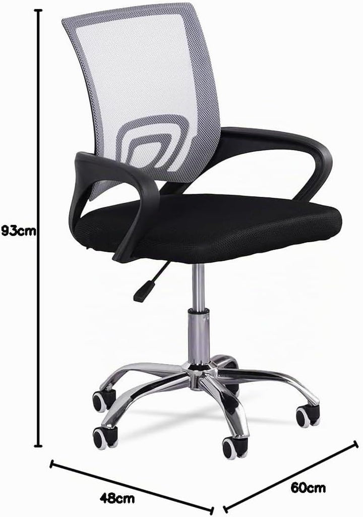 MUWO Director Büro Drehstuhl | ergonomisch &amp; höhenverstellbar | atmungsaktives Mesh-Gewebe | stabile