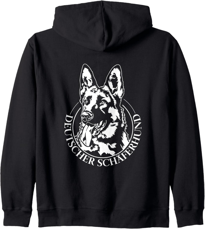 Deutscher Schäferhund Portrait Hund Hundeportrait Hunde Kapuzenjacke
