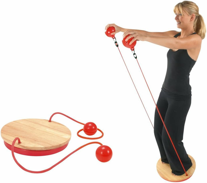 Carnegie Balance Board Gleichgewicht Therapie-Kreisel Toning Bälle Tube Bänder