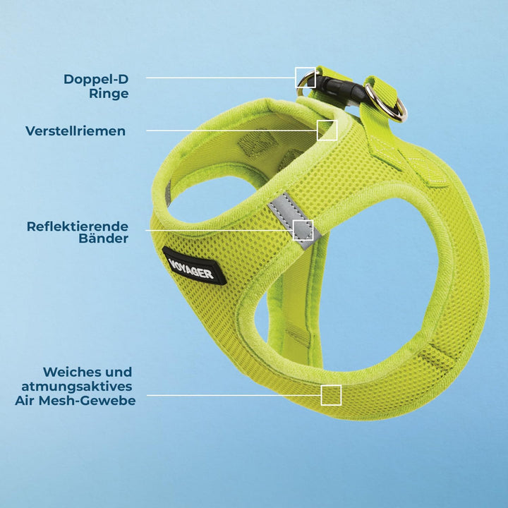 Voyager Step-In Air Hundegeschirr by Best Pet Supplies - All Weather Mesh Step in Vest Harness für k