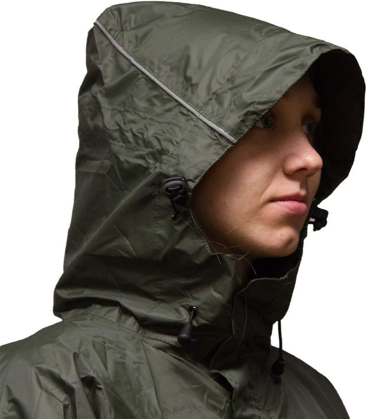 LOWLAND OUTDOOR Regenponcho - Wasserdicht (7000mm Wassersäule) XL Grun, XL Grun