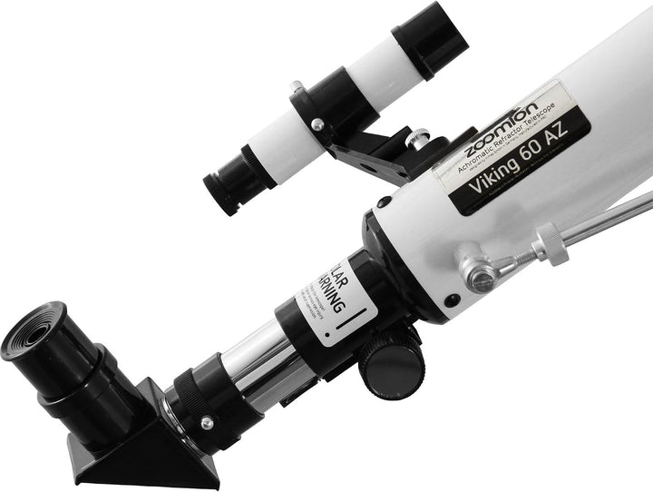 Zoomion Viking 60/900 AZ Teleskop Set für Kinder und Einsteiger in die Astronomie - Astronomisches F