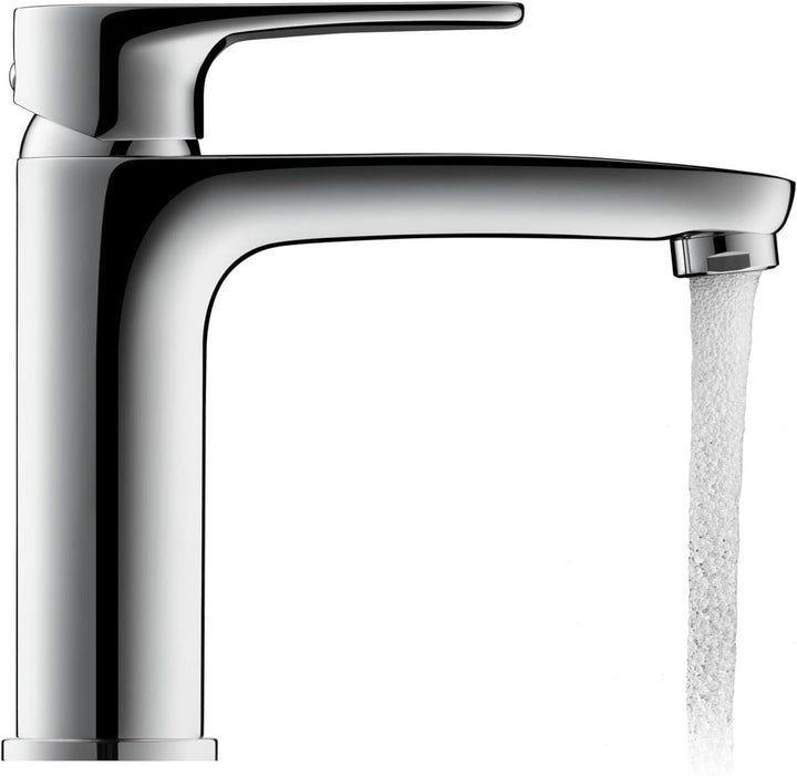 Duravit B.1 Waschtischarmatur, Grösse M (Auslauf Höhe 110 mm), Wasserhahn Bad, Waschbecken Armatur m