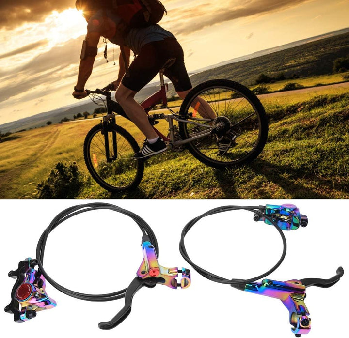 Fahrrad Hydraulische Scheibenbremse Set, Mountainbike Bremse Vorwärtsrichtung Hydraulische Scheibenb