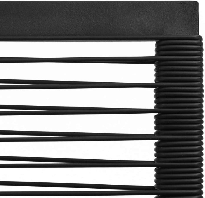 WIFESE Gartenstühle 2 STK. Schwarz BalkonmöBel GartenmöBel Set Gartenstuhl StapelstüHle Rattan Garte
