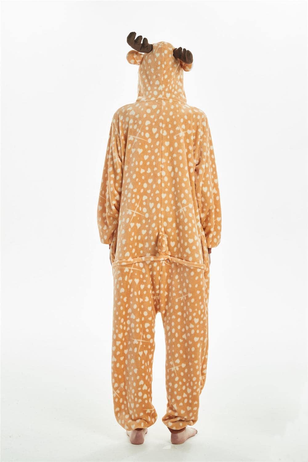 ZKomoL Pyjamas Onesies Cosplay Erwachsene Unisex Tiere Halloween Kostüm Kleid Loungewear, Tigermuste