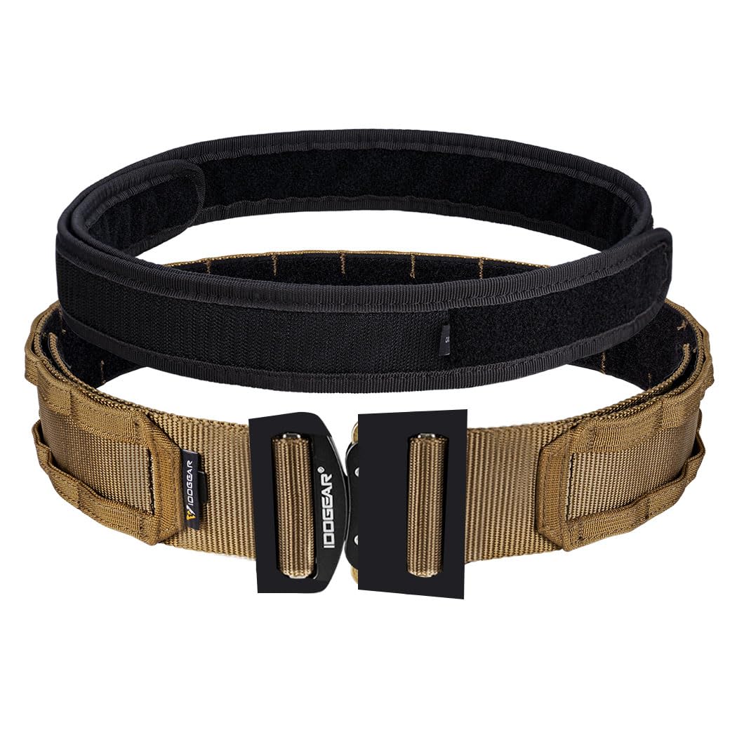 IDOGEAR 2 Zoll Taktischer Gürtel Combat Schnellverschlussschnalle Rigger Gürtel im Militärstil Molle