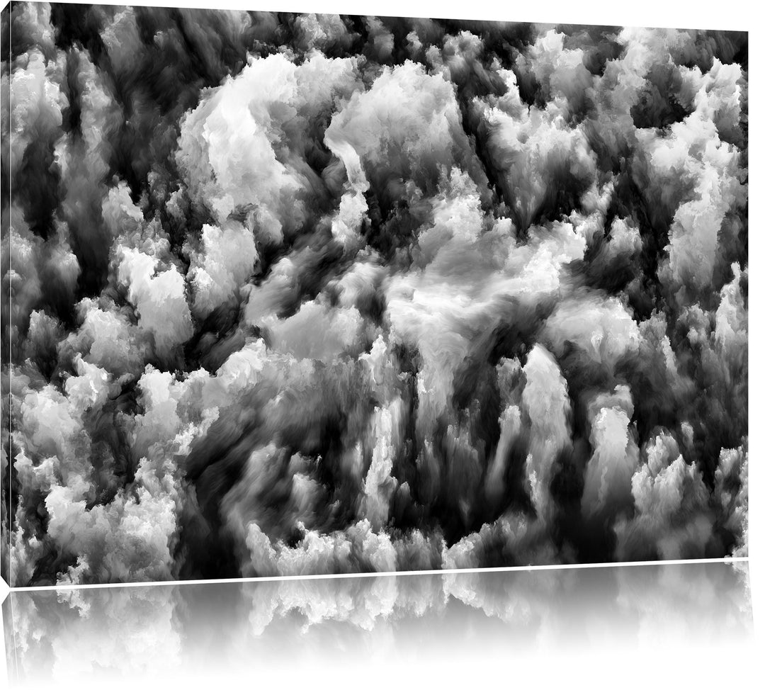 Monocrome, Farbflash Holi, Format: 100x70 auf Leinwand, XXL riesige Bilder fertig gerahmt mit Keilra