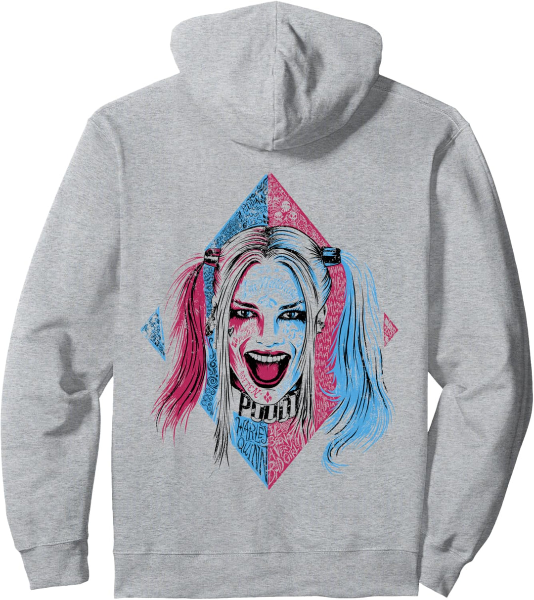 DC Suicide Squad Harley Quinn Lil Face Pullover Hoodie