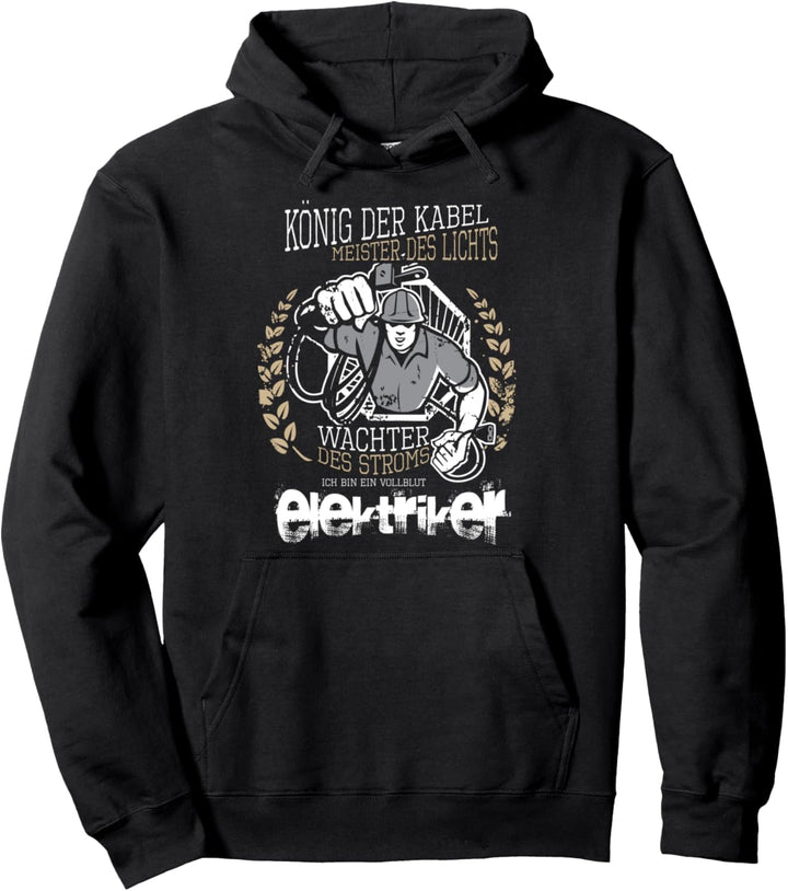 Elektriker Sprüche Elektroinstallateur Elektriker Pullover Hoodie