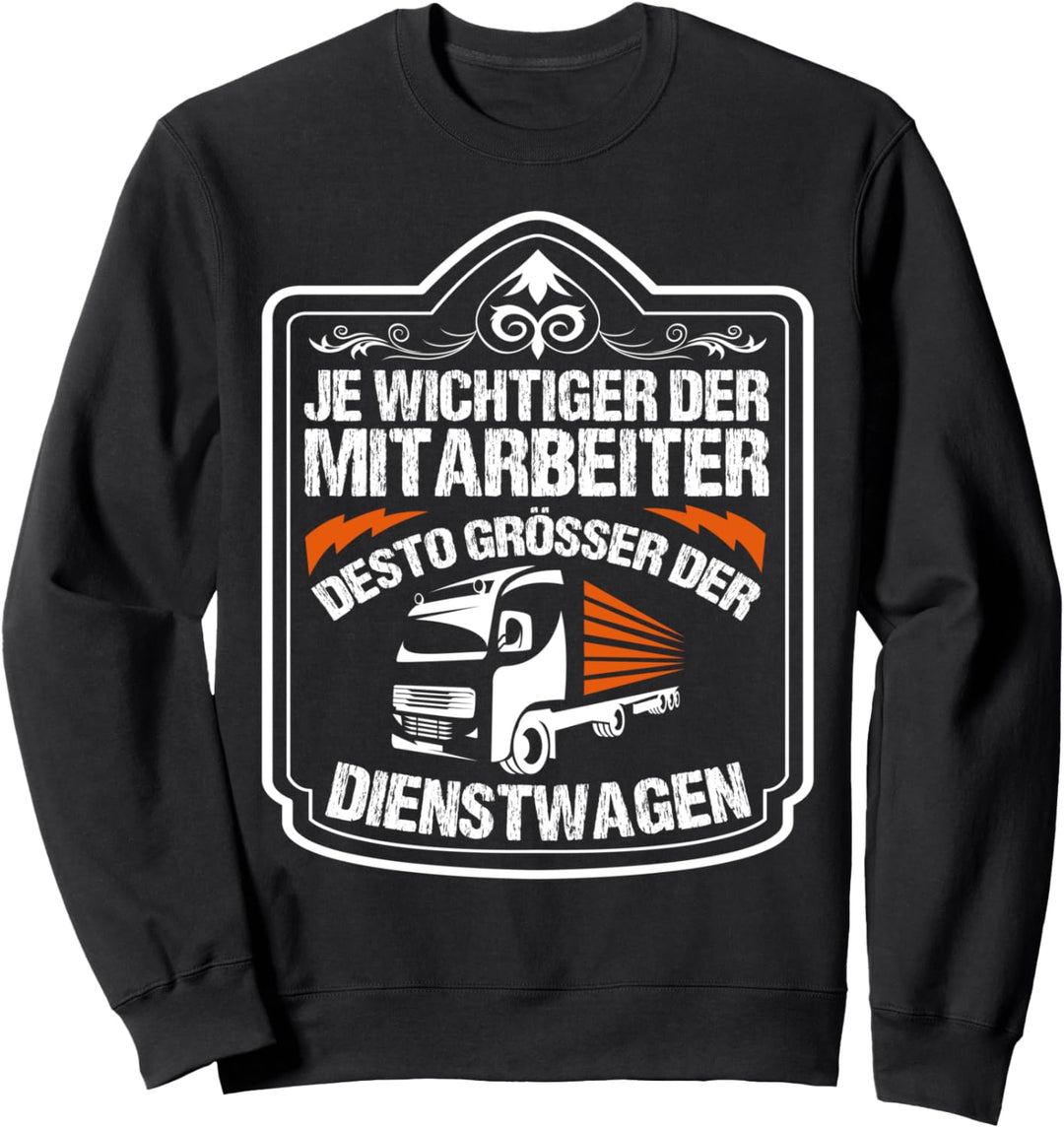 LKW Fahrer Brummi Kraftfahrer Namensschild LKW Zubehör Sweatshirt