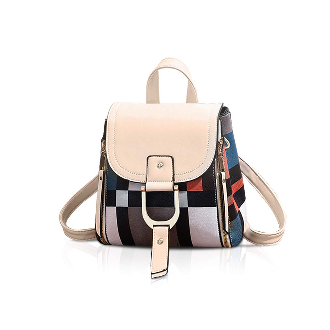 NICOLE&DORIS Damen Rucksack Kleiner Rucksack Umhängetasche Handtaschen Rucksack für Damen Leder Ruck