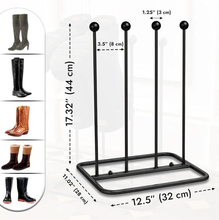 ARSUK Welly Schuhabstreifer, Stiefelknecht, Schuhbürsten, Motiv Schuhzubehör &amp; Pflege gusseisen Eise