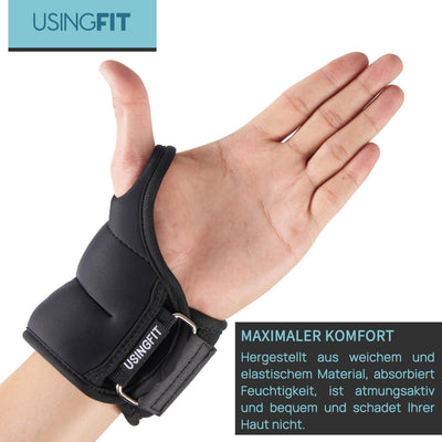 USINGFIT handgewichte gewichtsmanschetten armgewichte Handgelenk Gewichte beingewichte fussgewichte