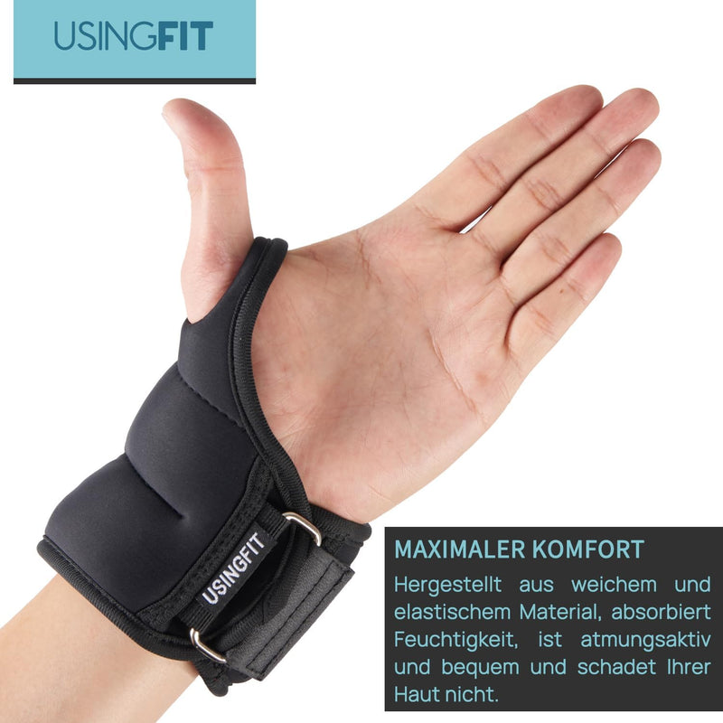USINGFIT handgewichte gewichtsmanschetten armgewichte Handgelenk Gewichte beingewichte fussgewichte