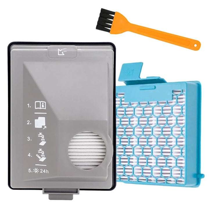 Filter Set kompatibel mit Miele Boost CX1 HEPA Filter & Feinstaubfilter, Ersatzfilter Set inkl. SF-H