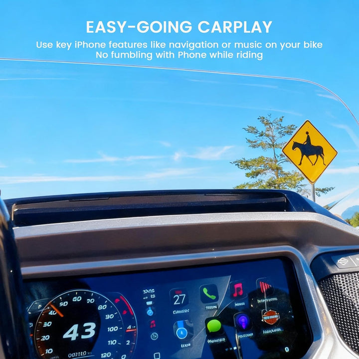 MaedHawk Bypass 2.0 Motorrad CarPlay Aktivierungsadapter – Bluetooth 5.4 Headset Bypass mit 45W USB-