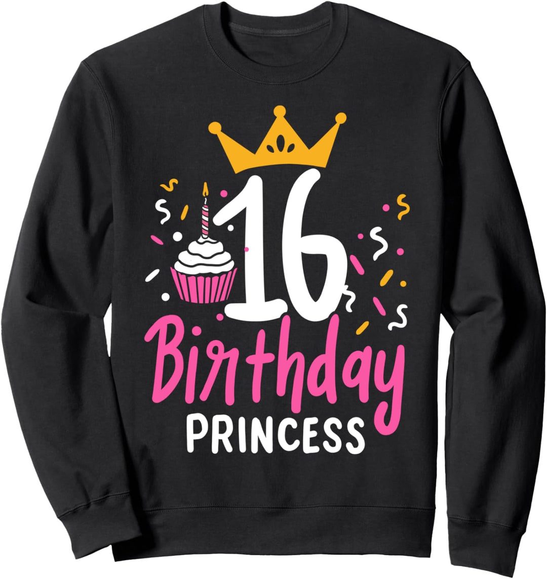 16 Geburtstag Frauen Mädchen Sweatshirt