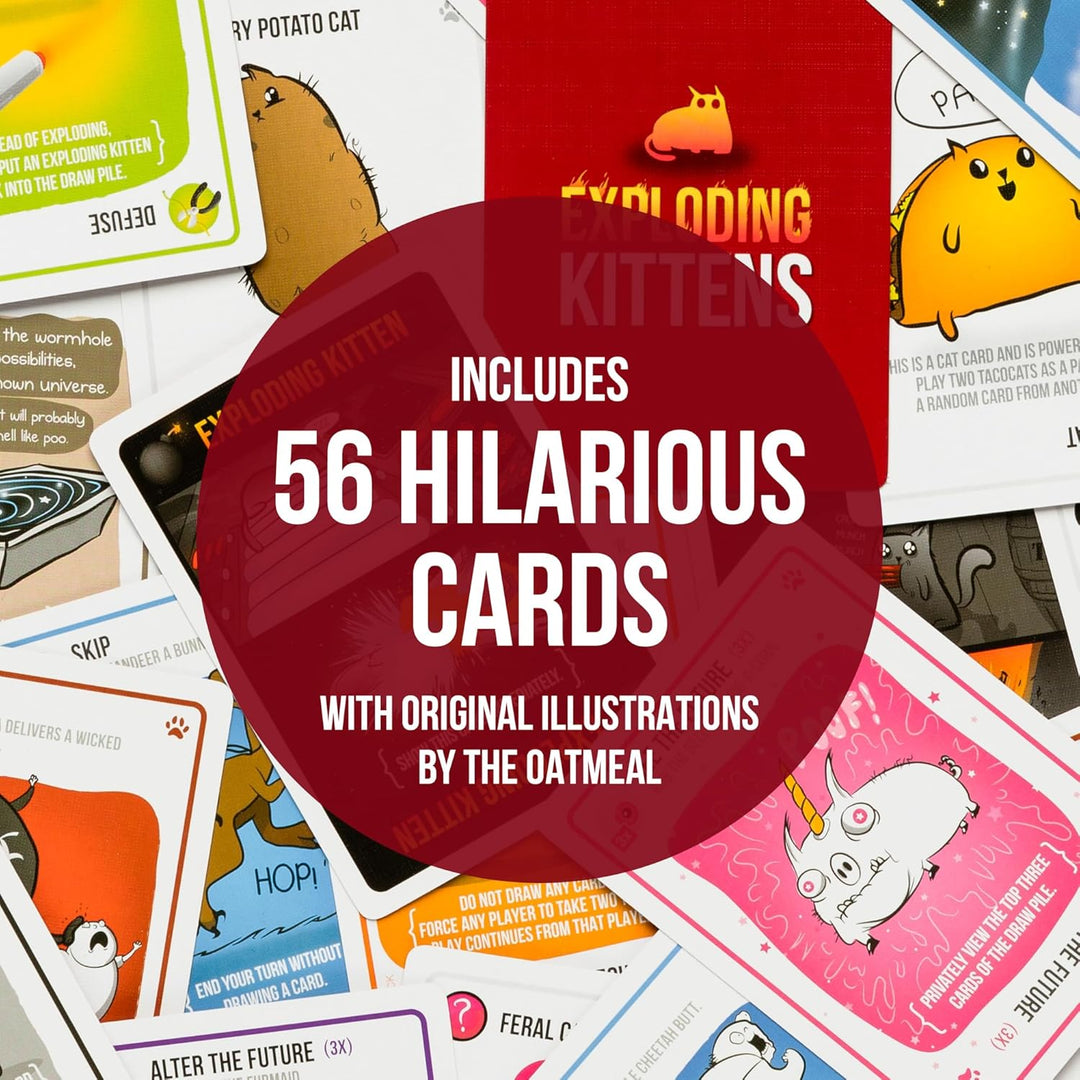 Exploding Kittens: (Kartenspiel in englischer Version, Englisch