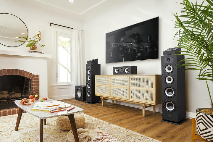 Polk Audio Monitor XT30 Center Lautsprecher, Hi-Res Zertifiziert, kompatibel mit Dolby Atmos und DTS