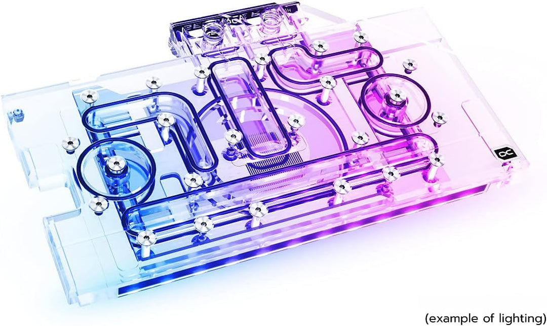 WAK Alphacool Eisblock Aurora Acryl GPX-N RTX 3070 TUF/DUAL mit Backplate