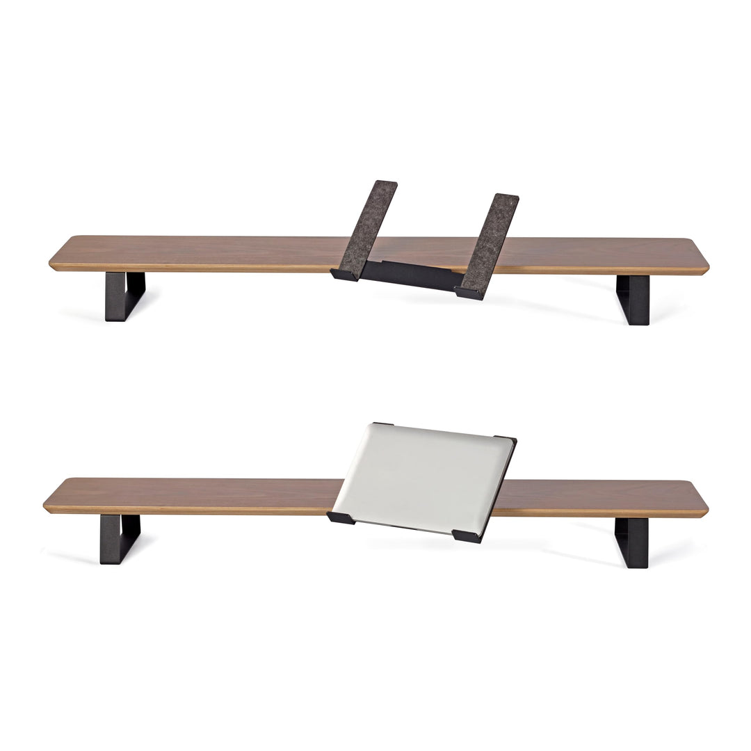 Laptop-Ständer mit einstellbarem Winkel für Desk Shelf Schiene | Modulares Zubehör Desk Shelves