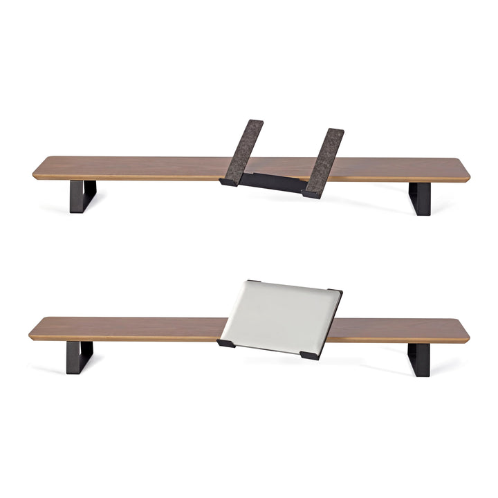 Laptop-Ständer mit einstellbarem Winkel für Desk Shelf Schiene | Modulares Zubehör Desk Shelves