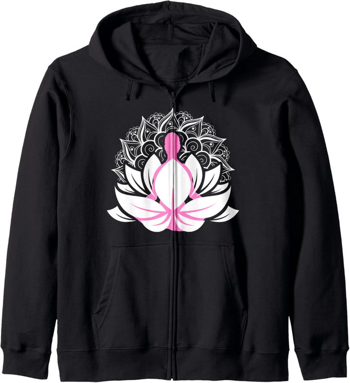 Yoga Mandala Meditation Meditieren Entspannung Namaste Zen Kapuzenjacke
