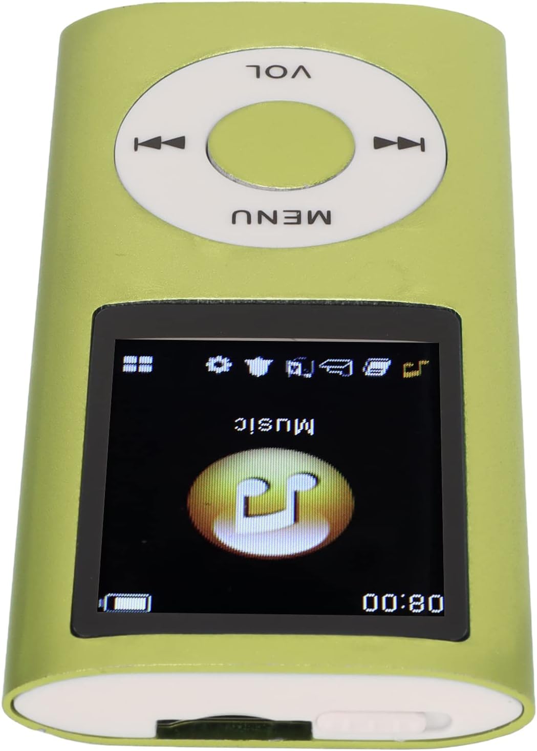 MP3 Player Stilvoller Multifunktionaler Musik Player mit Verlustfreiem Sound und Kopfhörern, Schlank