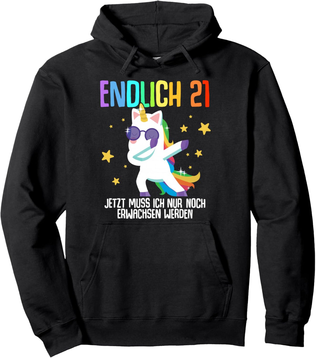21. Geburtstag Mann Frau 21 Jahre 2003 Deko Lustig Geschenk Pullover Hoodie