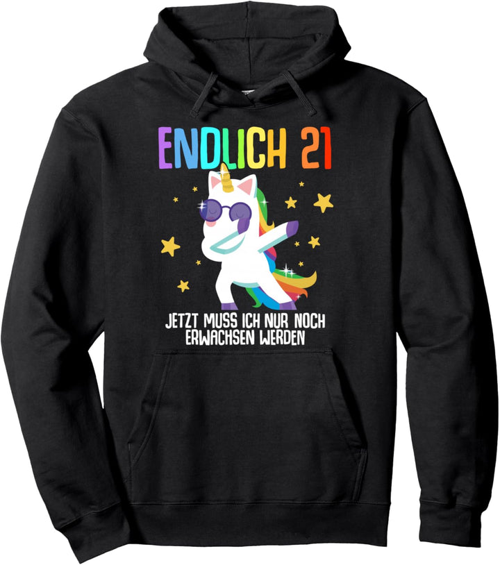 21. Geburtstag Mann Frau 21 Jahre 2003 Deko Lustig Geschenk Pullover Hoodie