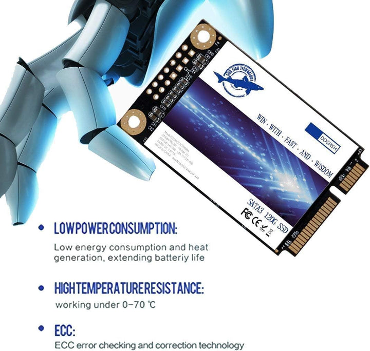 Dogfish SSD MSATA 2TB Integrierte Solid-State-Festplatte Hochleistungs-Festplatte Für Desktop-Laptop
