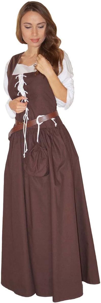 MAYLYNN 14261 - Mittelalter Kostüm Magd Celia - 100% Baumwolle, L