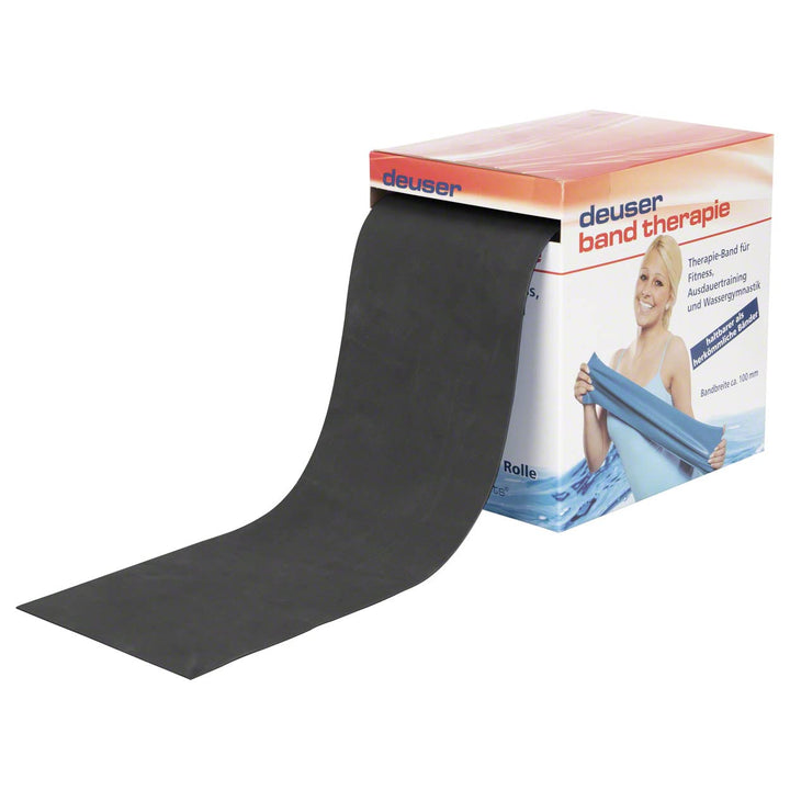 Deuser Band Therapie 20 M Aqua Fitnessband, Schwarz
