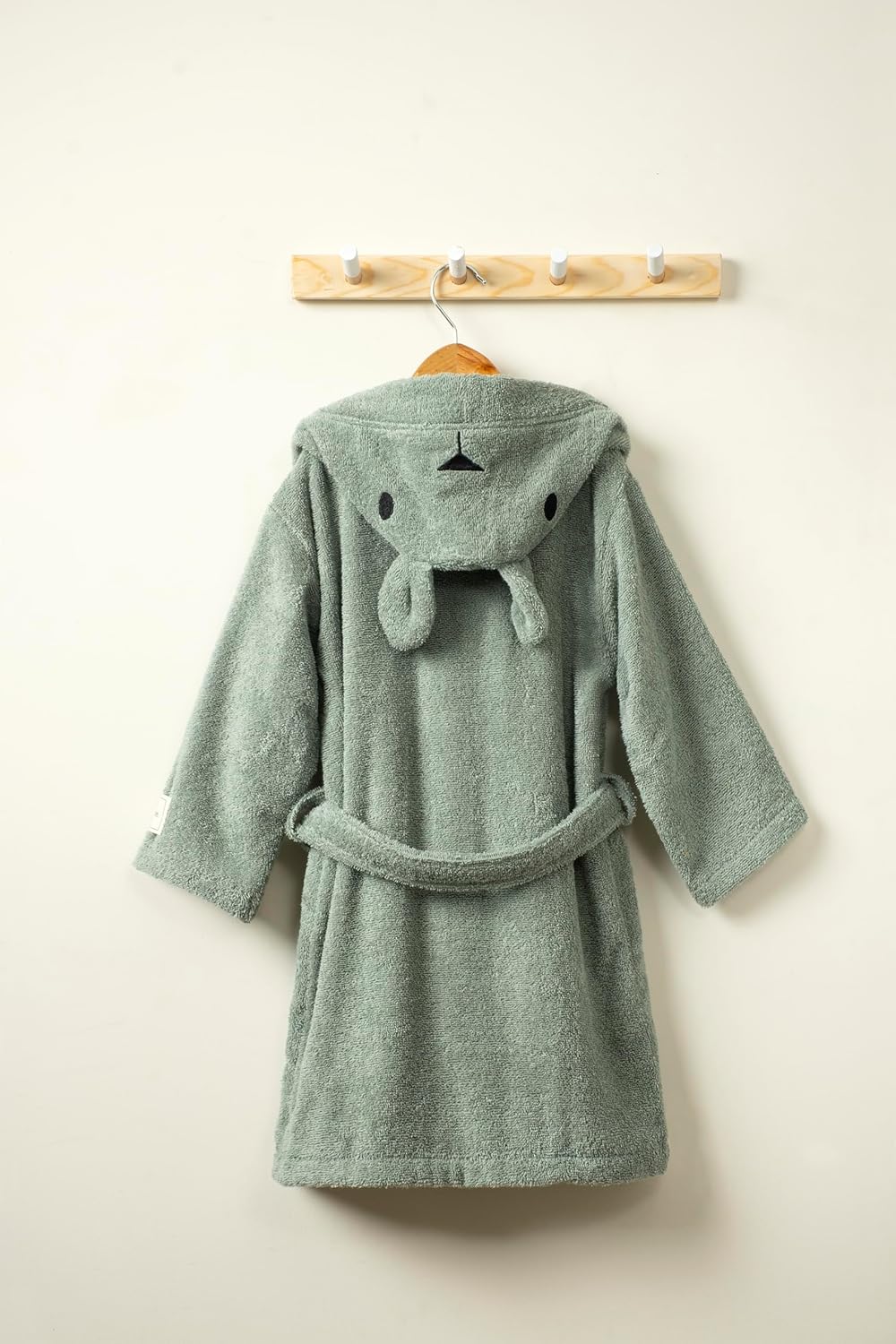 PandaHome Bademantel Kinder, Kinderbademantel für Jungen und Mädchen aus 100% Baumwolle, Morgenmante