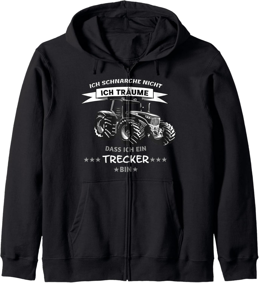 Ich Schnarche Nicht Ich Träume Dass Ich Ein Trecker Bin Kapuzenjacke