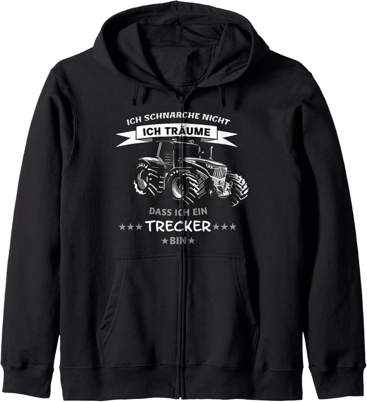 Ich Schnarche Nicht Ich Träume Dass Ich Ein Trecker Bin Kapuzenjacke
