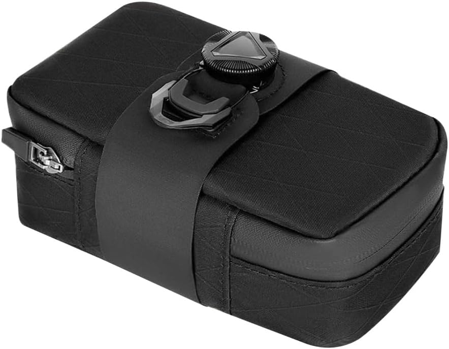 DONGKER Bike Bag, 0.8L Fahrrad Satteltasche mit Capture-System, Wasserdichter Fahrradsitz Tasche für