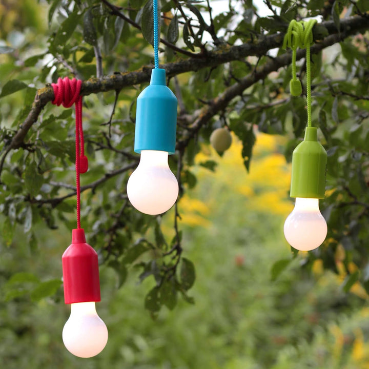 HyCell Pull Light 6er Set mit Zugschalter inkl. AAA Batterien - tragbare LED Lampe warmweiss - mobil