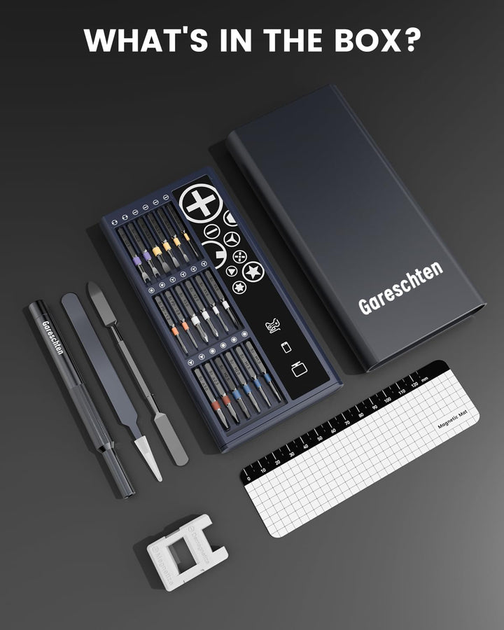 Feinmechaniker Werkzeug Set, Mini Schraubendreher Set mit S2 Lang Bits, Präzisions Schraubendreher S
