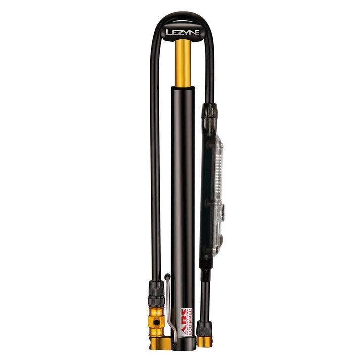 Lezyne Kompakt-Standpumpe Micro Floor Drive DIGITAL HPG Schwarz, Schwarz