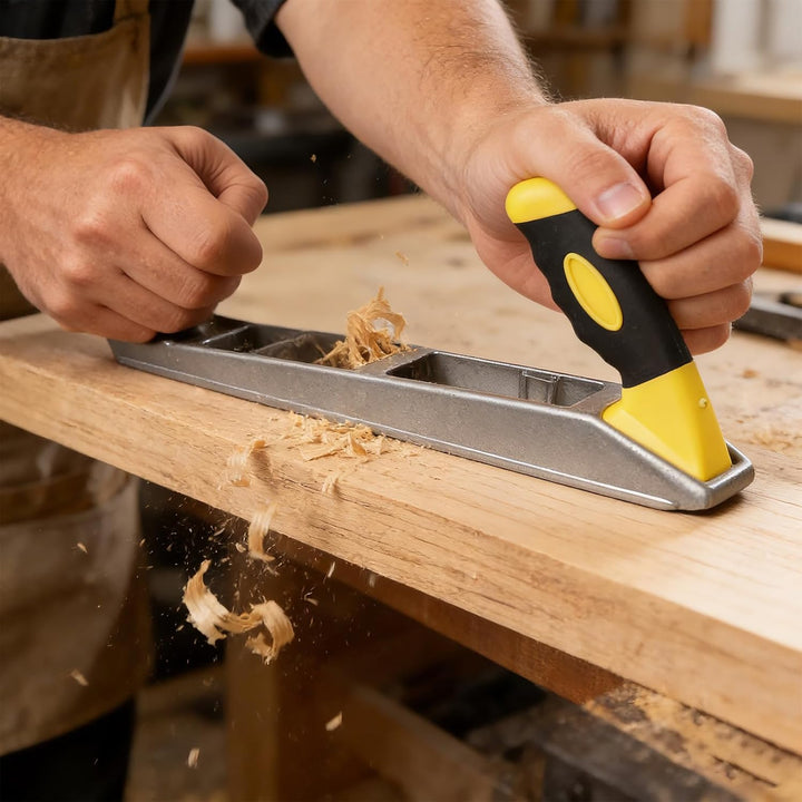 Qivine Gipskartonhobel Hobel Holz, Gipshobel Gipskarton Hobel mit 2 Blätter, Fasenhobel Trockenbau W
