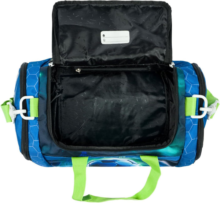 Baagl Sporttasche Reisetasche Kinder Jungen Schwimmtasche - Fussball Ball | Kompakt und Robust für S