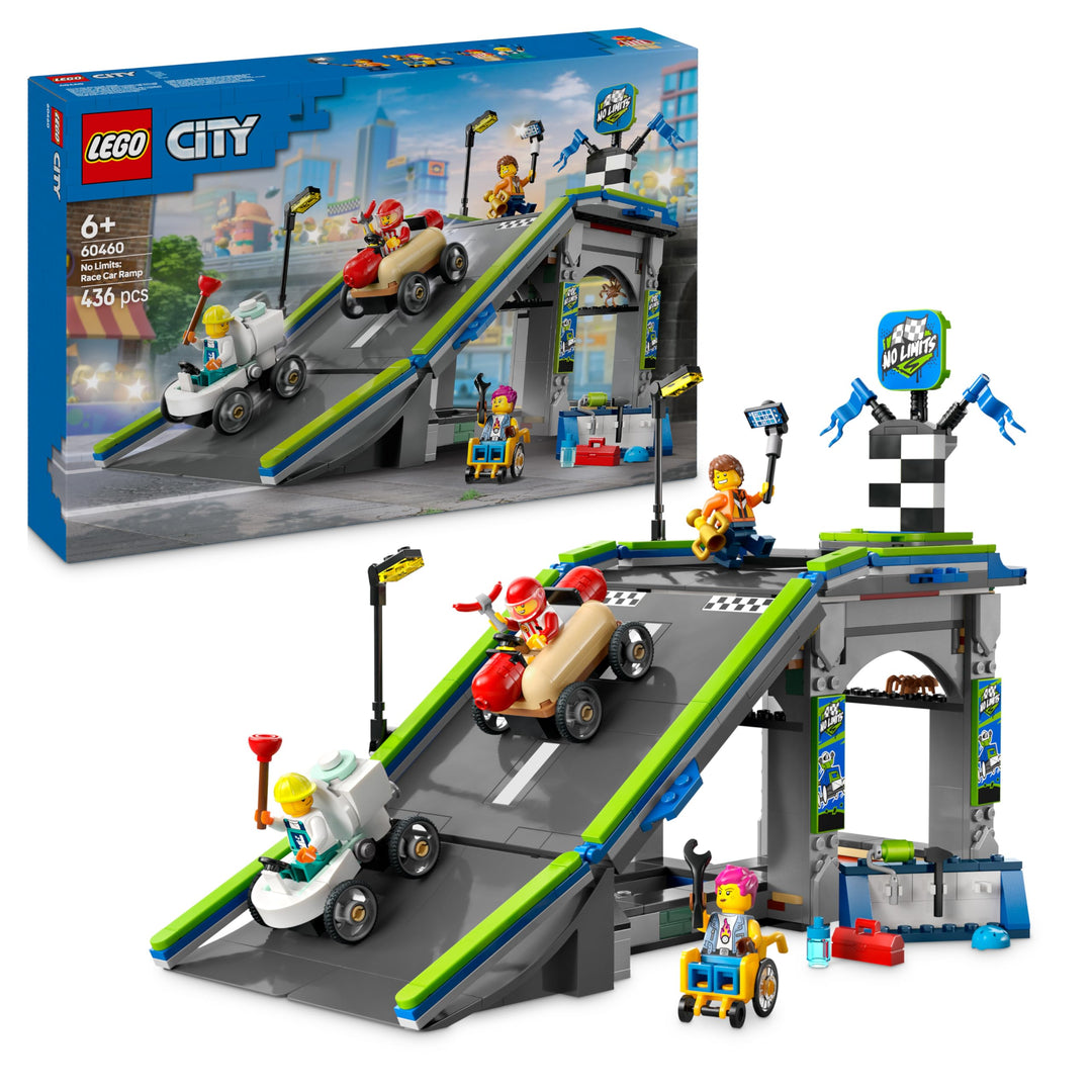 LEGO City Keine Limits: Seifenkistenrennen mit Rampe - Bauspielzeug für Jungen und Mädchen ab 6 Jahr